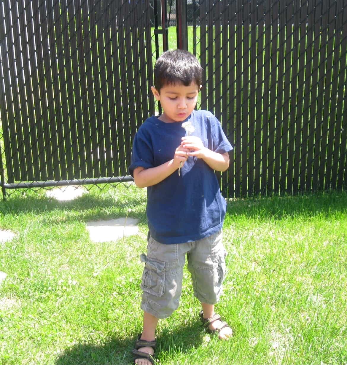 Ajay as a kid